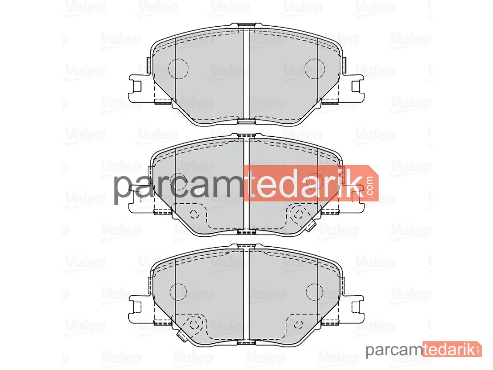 VALEO 670591 | Fren Balatası — Opel Insignia B Grand Sport, Opel Insignia B